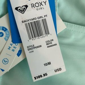 Roxy snow pants - NWT size 10